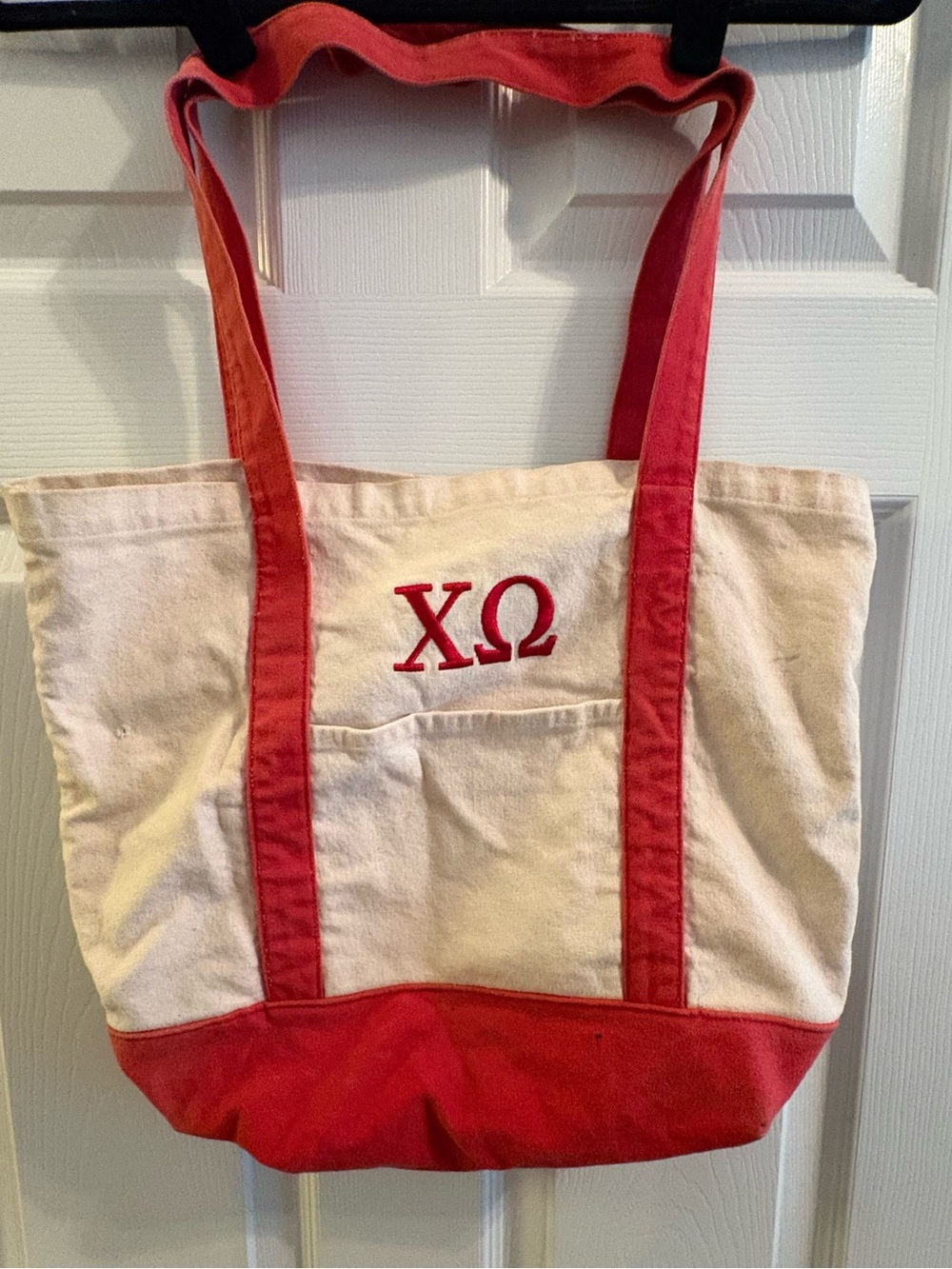 Vintage Chi Omega Tote